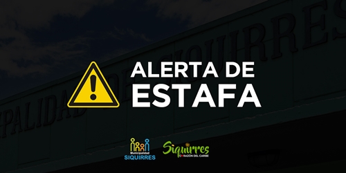 alerta de estafa