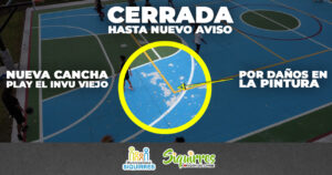 Cancha del Play en el Invu cerrada hasta nuevo aviso